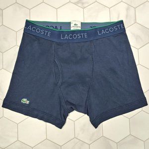 Excellent Used Condition Men's Lacoste Boxer Brief Blue Size Medium